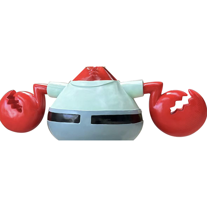 Sr. Krabs estátua colecionável Bob Esponja Feliz para fãs e decoração de casa Sr. Krabs estátua colecionável Bob Esponja Feliz para fãs e decoração de casa