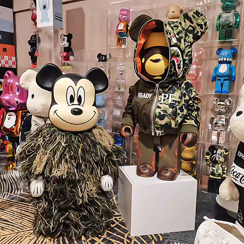 Brinquedo de vinil DIY Kaw Bearbricks 1000%