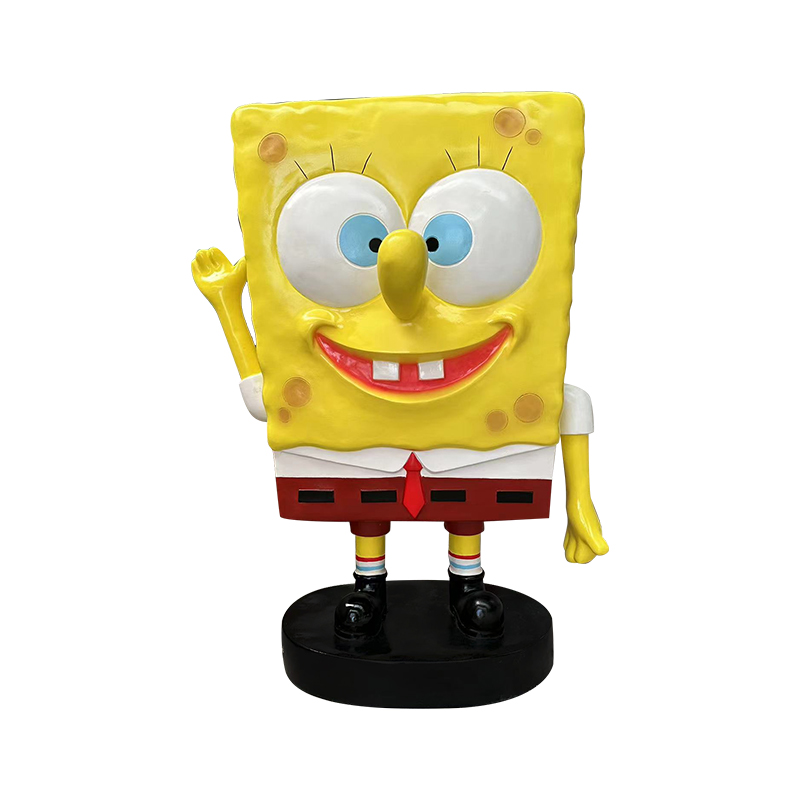 Escultura de Bob Esponja de Fibra de Desenho de DesenhosOs para Decoração ao Ar Livre/Espaços Públicos Escultura de Bob Esponja de Fibra de Desenho de DesenhosOs para Decoração ao Ar Livre/Espaços Públicos
