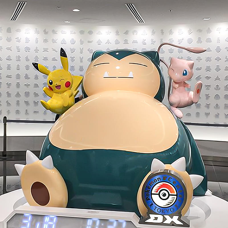 Fibra de vidro/estátua FRP Pokemon Pikachu Charizard Cartoon Escultura Fibra de vidro/estátua FRP Pokemon Pikachu Charizard Cartoon Escultura